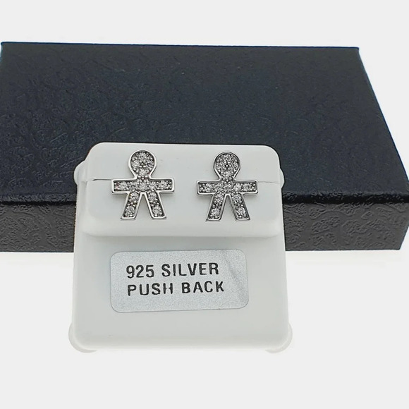 925 sterling silver luxury CZ earrings for women/girls, Best forRJUS2149 - Picture 4 of 10